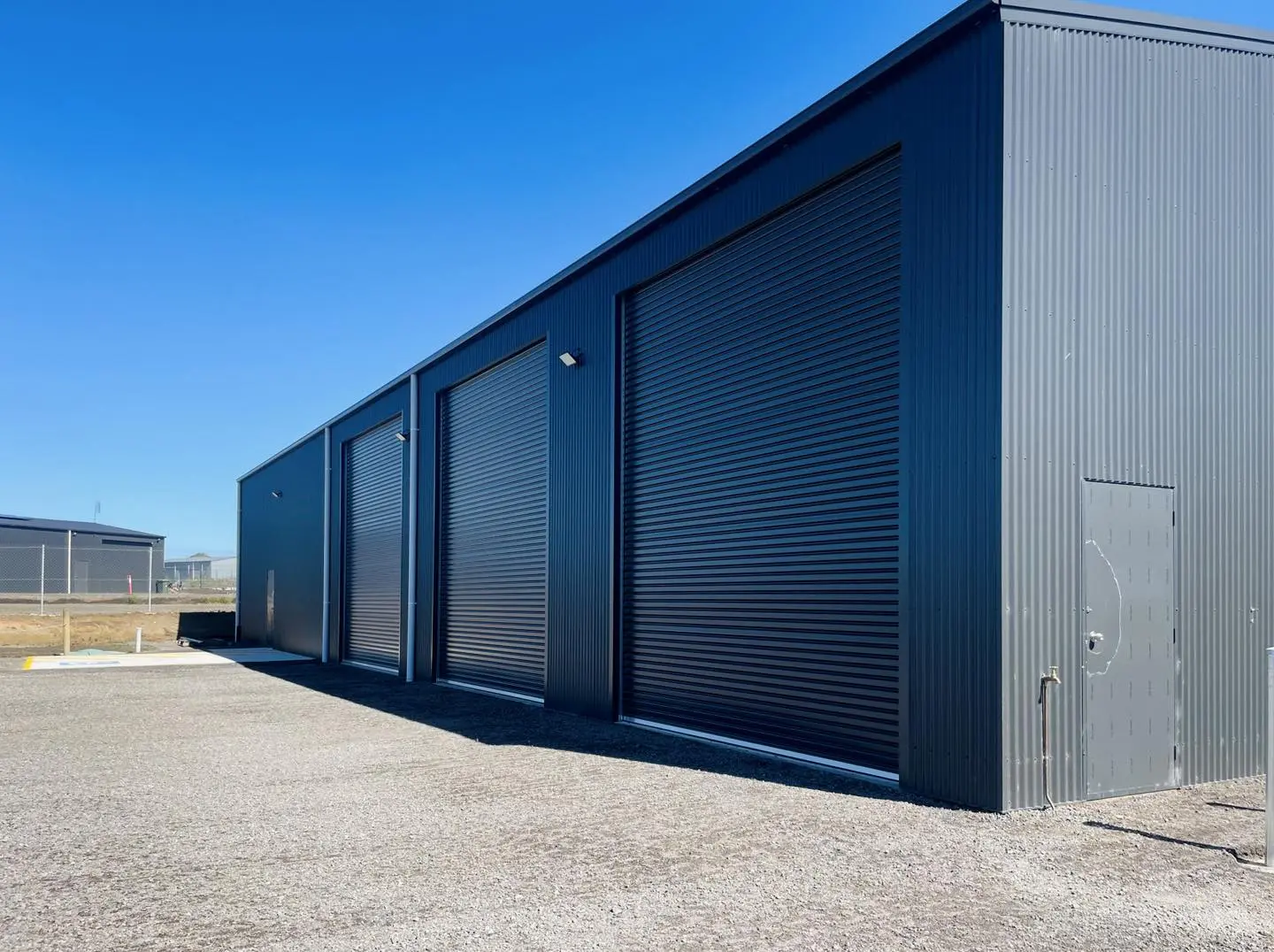 FDB Geelong 15x30 5m eaves Monument Corrugated Industrial Shed