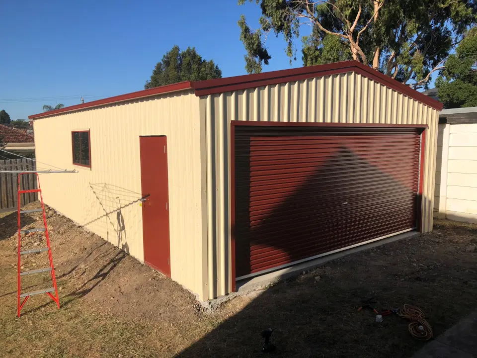 Evans Monoclad shed