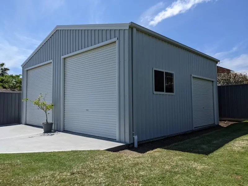 Central Coast Double Garage With Side Roller Door 800x600