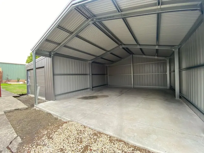 Fair Dinkum Builds West Gippsland Open Bay Shed 800x600
