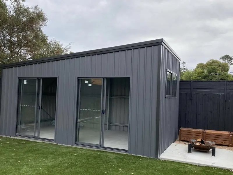 Fair Dinkum Builds West Gippsland Shed With Outdoor Entertaining Area 800x600