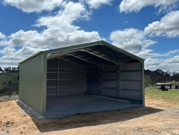 open front farm shed