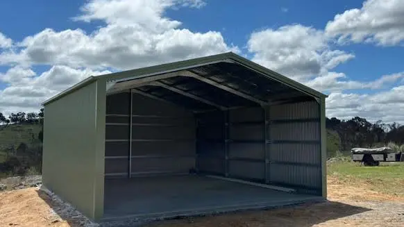 open front farm shed