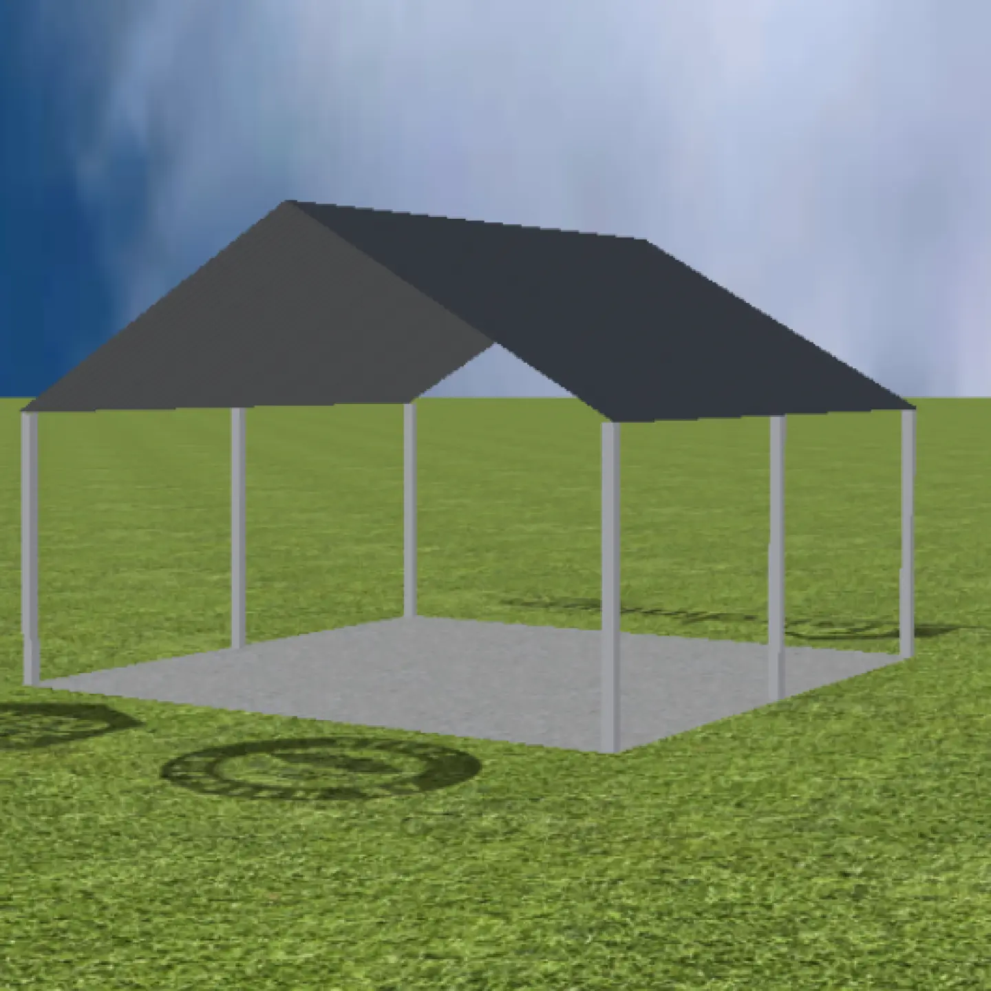 Carport Gable 30 degree