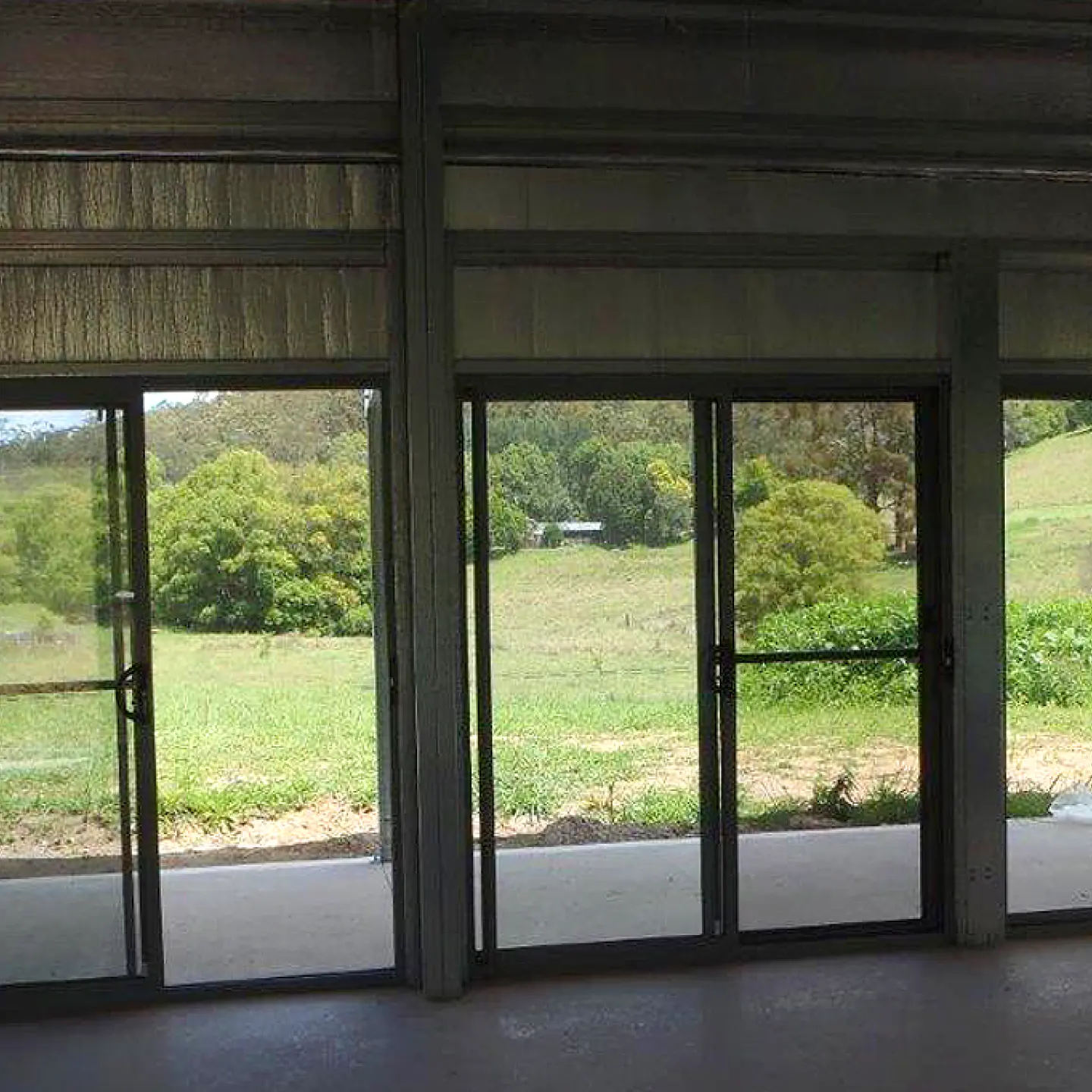 sliding doors shed