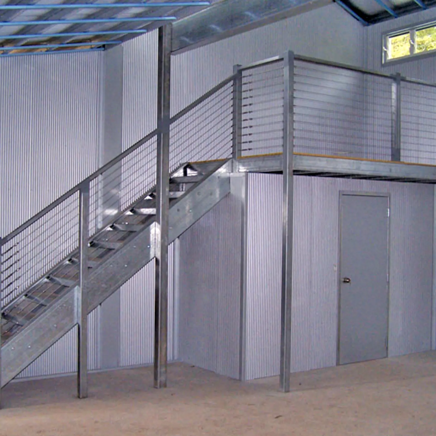 stairs internal shed