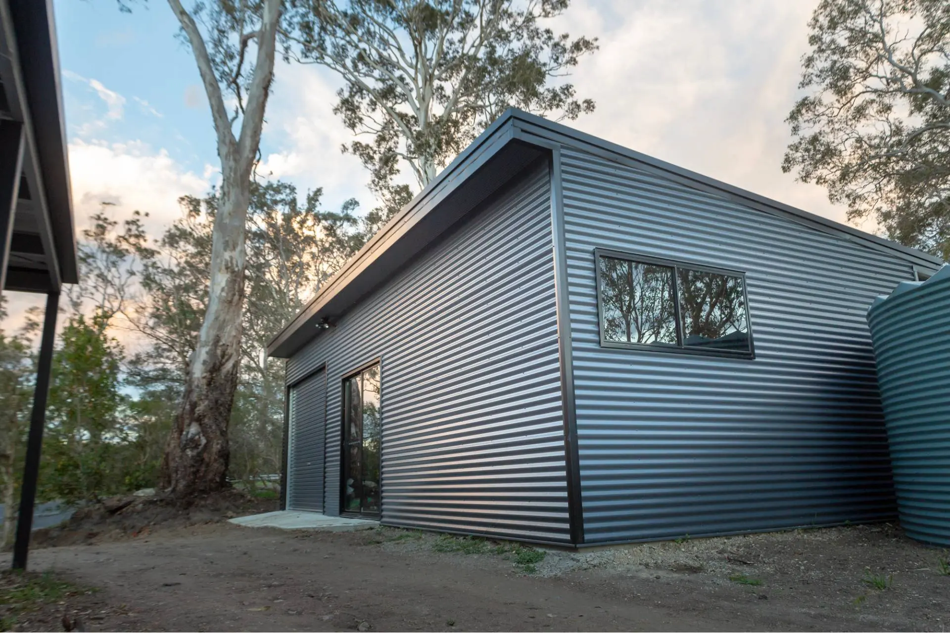 Ironstone Colorbond Shed banner