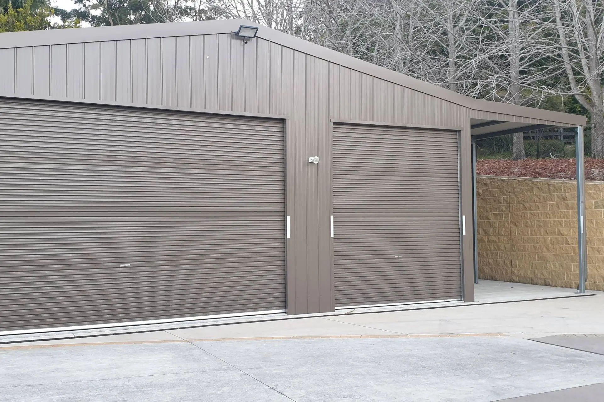Jasper Colorbond Shed banner