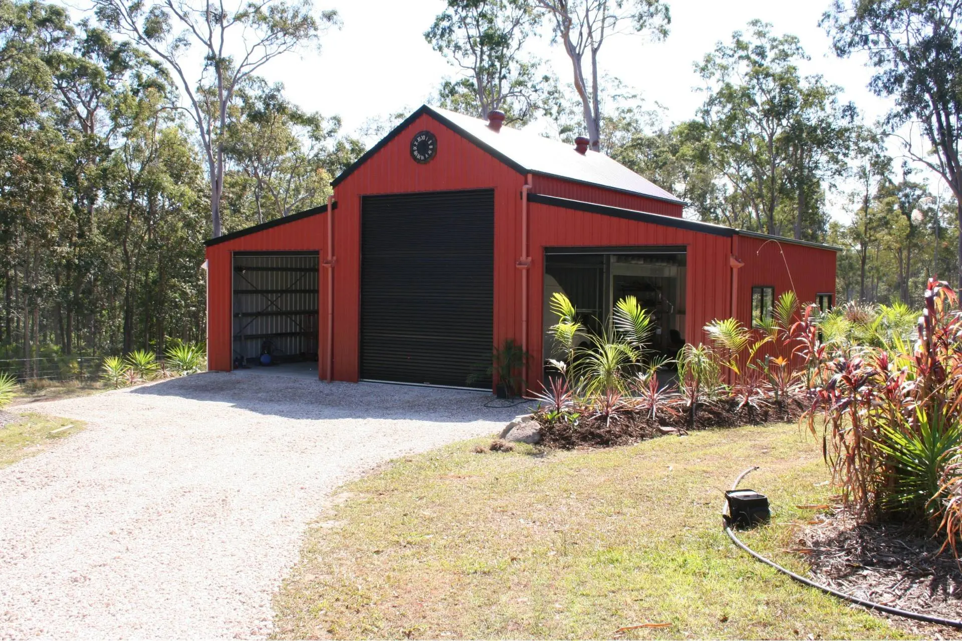Manor Red Colorbond Shed banner
