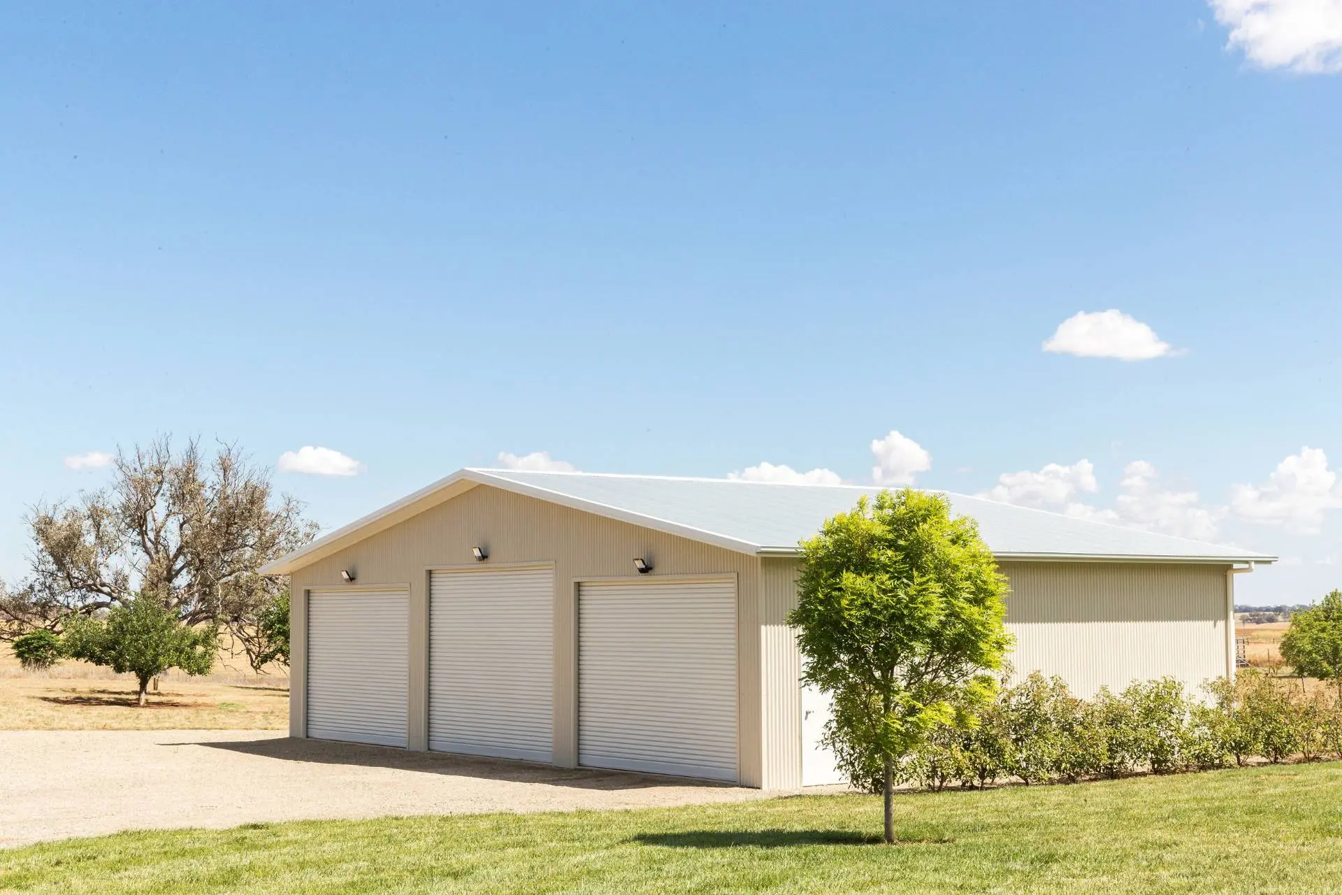 Paperbark Colorbond Shed banner