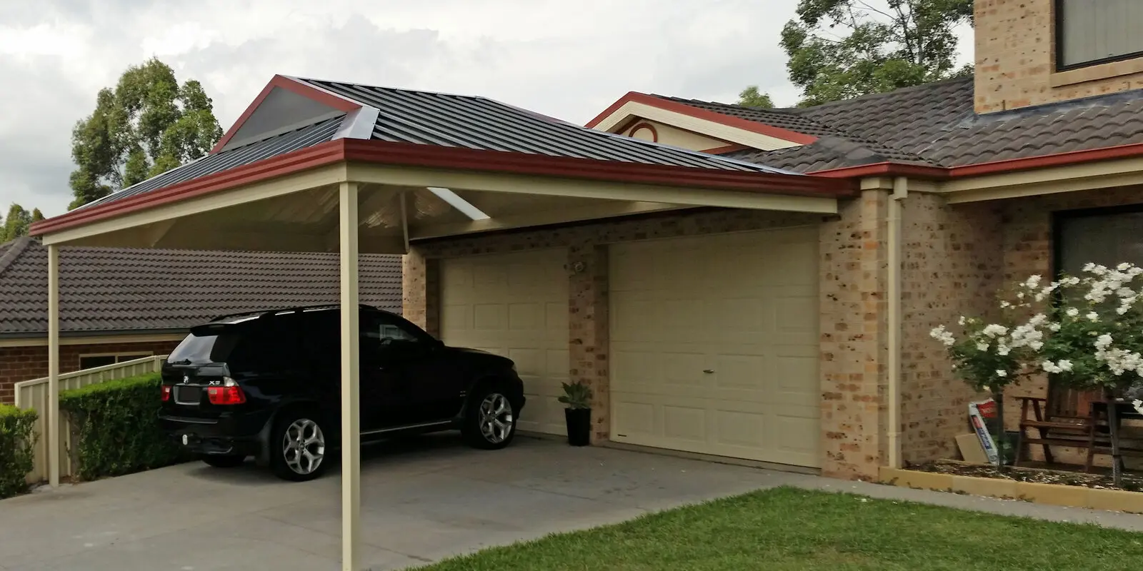 Sloped Driveway