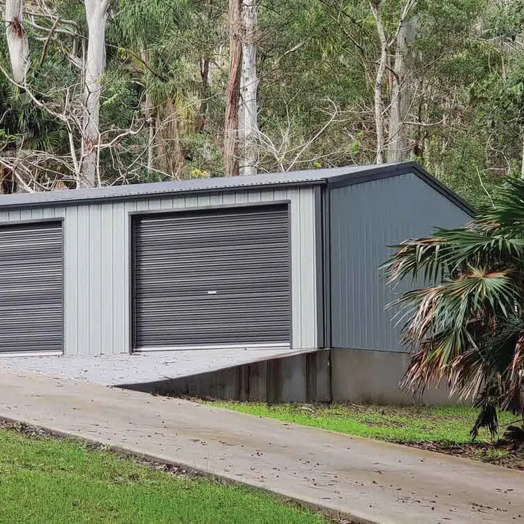 shed on a Sloped Driveway